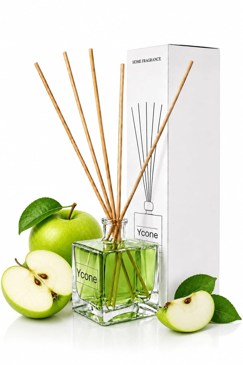 Ambientador Mikado Maçã Verde Ycone | Fragrância Fresca para Casa
