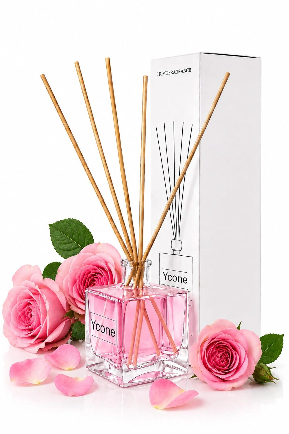 Ambientador Mikado de Rosas Ycone | Fragrância Floral para Casa