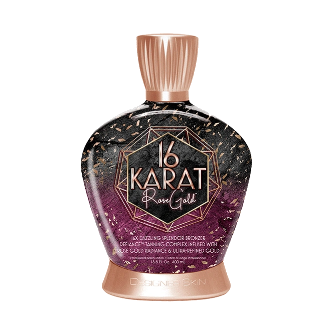 Acelerador de Bronzeado de Luxo Designer Skin 16 Karat Rose Gold