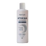 Frasco de After Sun Reparador Pós-Sol Kefus de 400ml para hidratação e regeneração da pele após exposição solar