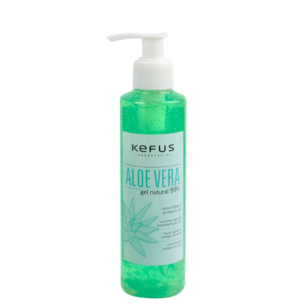 Gel de Aloe Vera Verde Kefus Calmante e Hidratante