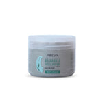 Máscara facial de argila verde natural Kefus de 250ml para tratamento de peles oleosas e purificação de poros.
